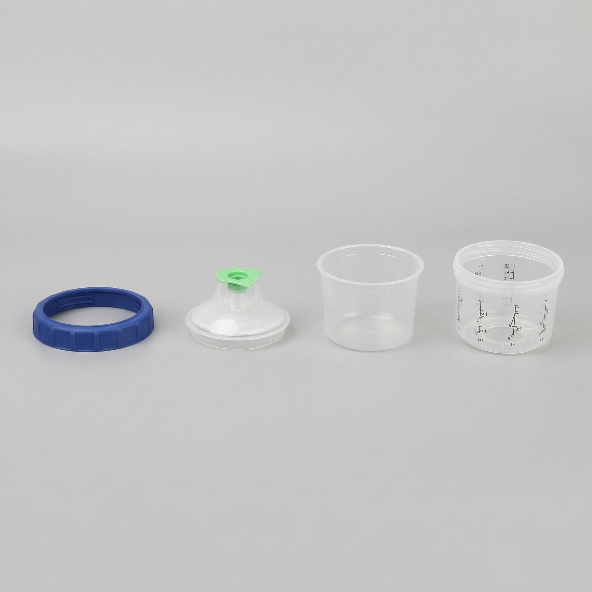 Disposable Paint Mixing Cup System with Filters for Spray Gun | 400ml 600ml 800ml Liner Cups