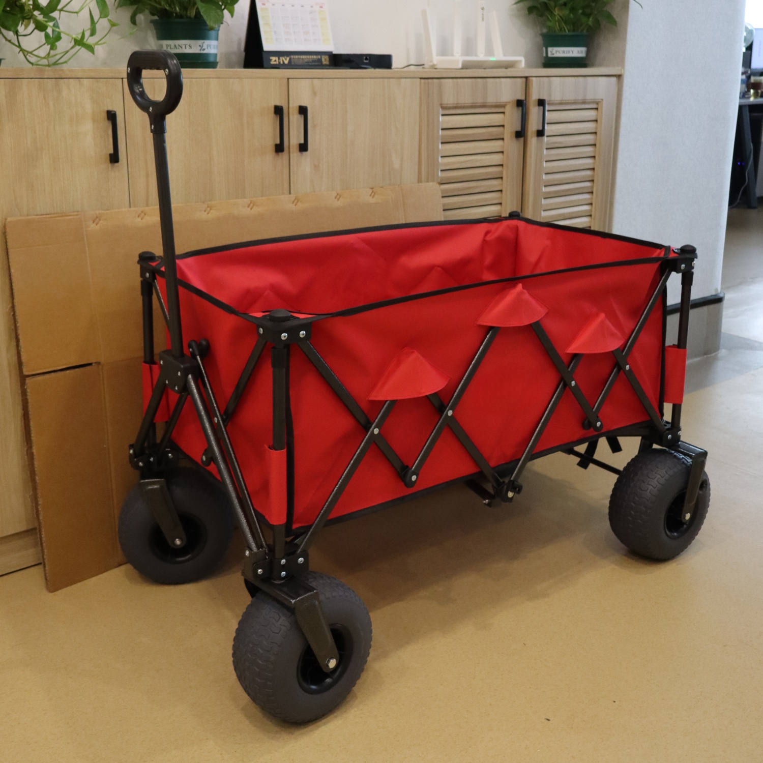 heavy duty folding wagon wholesale all terrain camping cart